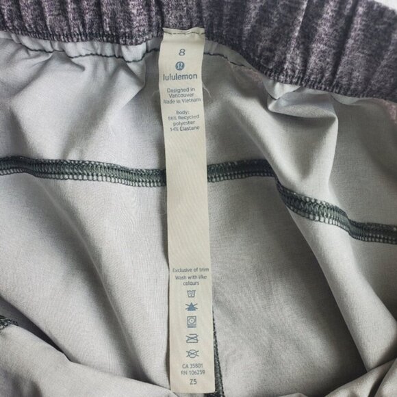 Lululemon Final Play Heather Lux Multi Black Cropped Pant Size 8 - Picture 11 of 12